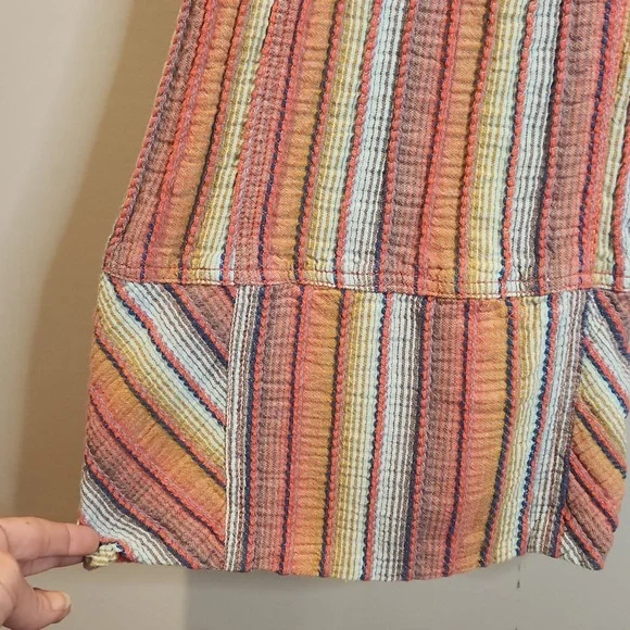 Free People Textured Striped Wide Leg Pants M/L (Tag Removed) - Picture 4 of 6